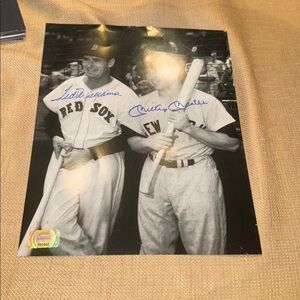 Ted Williams  Boston Red Sox Mickey Mantle New York Yankee